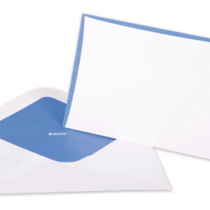 ELCO      Couverts/Karten Prestige C6/A6 71718.12  2x5 Stk.                  blau