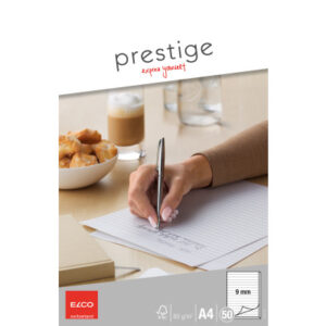 ELCO      Schreibblock Prestige       A4 73711.15  weiss, liniert, 80g   50 Blatt