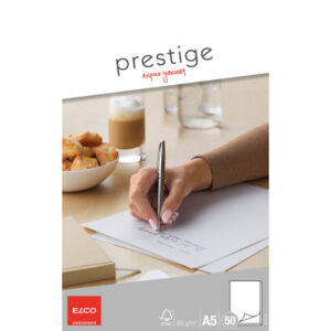 ELCO      Schreibblock Prestige       A5 73712.14  blanko, 80g           50 Blatt