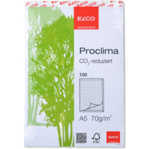 ELCO      Notizblock Proclima         A5 74330.17  kariert              100 Blatt