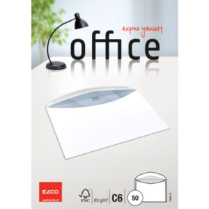 ELCO      Couvert Office o/Fenster    C6 74456.12  80g, weiss            50 Stück