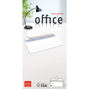 ELCO      Couvert Office o/Fenster  C5/6 74462.12  80g, weiss            25 Stück
