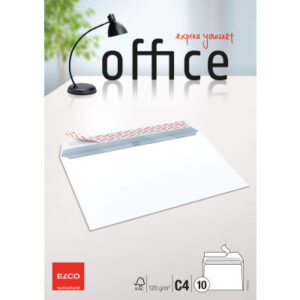 ELCO      Couvert Office o. Fenster   C4 74476.12  120g,hochweiss,Kleber  10 Stk.