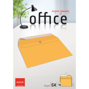 ELCO      Couvert Office o/Fenster    C4 74478.72  120g, gelb            10 Stück