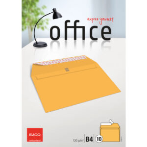 ELCO      Couvert Office o/Fenster    B4 74485.72  120g, gelb            10 Stück