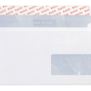 ELCO      Couvert Office Fenst. re. C5/6 74533.12  80g,hochweiss,Kleber  200 Stk.