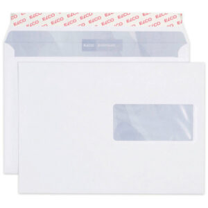 ELCO      Couvert Office Fenster re.  C5 74536.12  100g,hochweiss,Kleber 100 Stk.