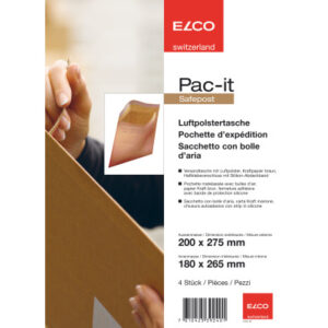 ELCO      Luftpolstertasche    180x265mm 74551.92  braun                  4 Stück