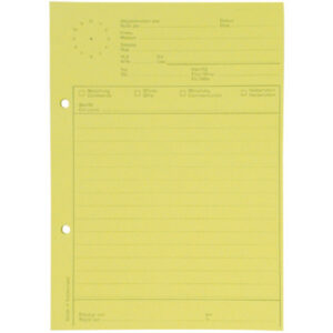 ELCO      Telefonblock mit Uhr        A5 74584.79  gelb, 65gm2         5x80 Blatt