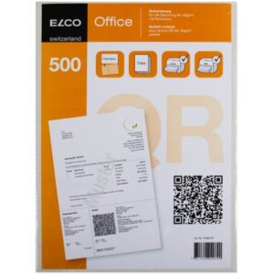 ELCO      Einz.schein QR-Rech. A4 74589.29  90g, perforiert,500 Stück