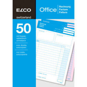ELCO      Rechnung                    A5 74594.19  60g                 50x2 Blatt