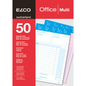 ELCO      Multifunktions Formular     A5 74595.19  60g                 50x2 Blatt