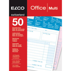 ELCO      Multifunktion Formular      A6 74596.19  60g                 50x2 Blatt