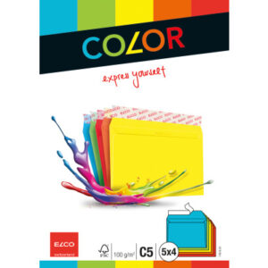 ELCO      Couvert Color               C5 74618.00  100g, 5-farbig       5x4 Stück
