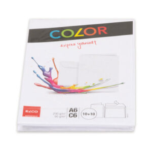 ELCO      Couverts/Karten COLOR    C6/A6 74834.10  weiss               2x10 Stück