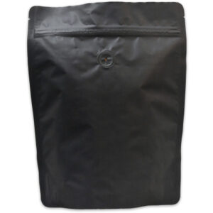 ELCO      Standbodenbeutel    210x270+60 821027013 schwarz mit Ventil   100 Stück