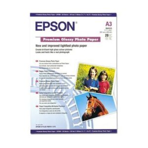 EPSON     Premium Glossy Photo Paper  A3 S041315   InkJet 255g           20 Blatt