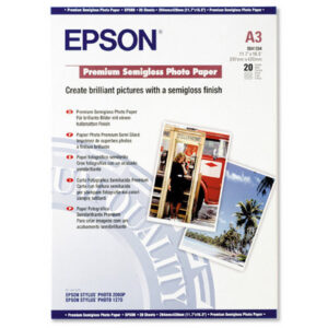 EPSON     Premium Semigl. Photo Paper A3 S041334   InkJet 251g           20 Blatt