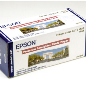 EPSON     Premium Semigloss Photo Paper S041336   251 g, Rolle       210mm x 10m