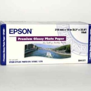 EPSON     Premium Glossy Photo Paper 10m S041377   Stylus Photo 255g        210mm