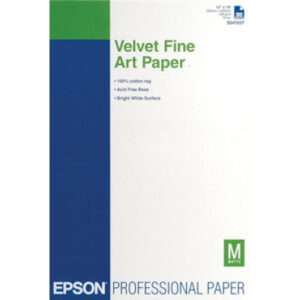EPSON     Velvet Fine Art 260g       A3+ S041637   Stylus Pro 4000       20 Blatt