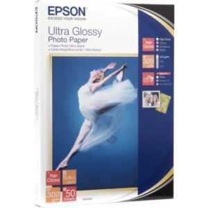 EPSON     Ultra Glossy Photo     13x18cm S041944   Stylus DX 3800 300g   50 Blatt