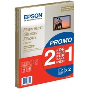 EPSON     Premium Glossy Photo        A4 S042169   InkJet, 255g        2x15 Blatt