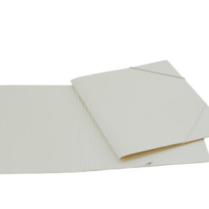 EROLA     Gummibandmappe 800my        A4 3228      weiss Pressspan