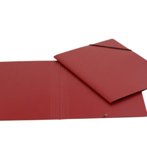 EROLA     Gummibandmappe 800my        A4 3228      rot Pressspan