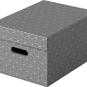 ESSELTE   Aufbewahrungsboxen Home M 628283    365x265x205mm, grau      3 Stk