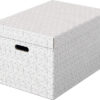 ESSELTE   Aufbewahrungsboxen Home L 628286    510x355x305mm, weiss     3 Stk