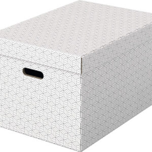 ESSELTE   Aufbewahrungsboxen Home L 628286    510x355x305mm, weiss     3 Stk