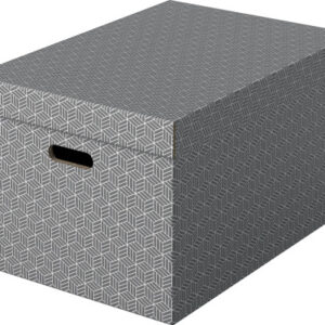 ESSELTE   Aufbewahrungsboxen Home L 628287    510x355x305mm, grau      3 Stk