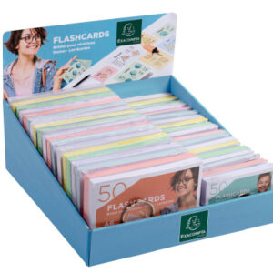 EXACOMPTA Display Flashcards       A6/A7 10380E    assortiert     38PK à 50 Stück