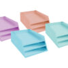 EXACOMPTA Briefablage Aquarel         A4 13496D    3 Fächer, assortiert