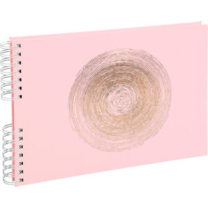 EXACOMPTA Spiralalbum Ellipse    32x22cm 16166E    rosa                 50 Seiten