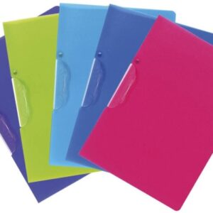 EXACOMPTA Klemmmappe A4 47700E    Clip farbig ass. 5er Set