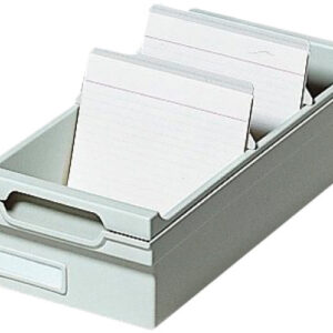 EXACOMPTA Karteikasten                A6 51240D    grau