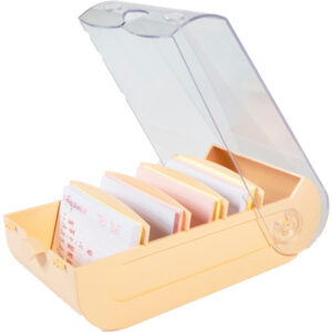 EXACOMPTA Karteikartenbox Bunny       A7 5346123D  korallenrot      13.2x8.5x25cm