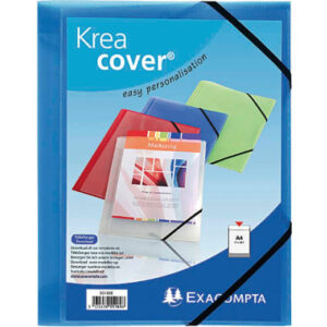 EXACOMPTA Gummibandmappe              A4 55182E    blau