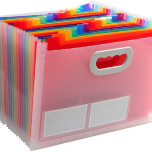 EXACOMPTA Fächermappe Crystal         A4 55198E    transparent          24-teilig