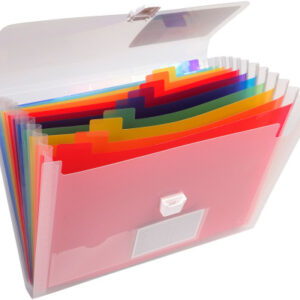 EXACOMPTA Fächermappe Crystal         A4 55298E    transparent          13-teilig