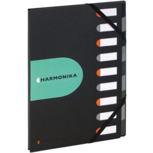 EXACOMPTA EXACTIVE Harmonika          A4 55334E    schwarz