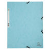 EXACOMPTA Gummibandmappe Aquarel      A4 55528E    blau