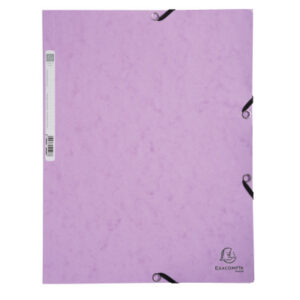 EXACOMPTA Gummibandmappe Aquarel      A4 55535E    malve
