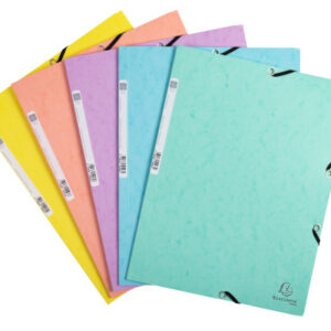 EXACOMPTA Gummibandmappe Aquarel      A4 55560E    ass.