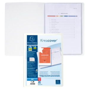 EXACOMPTA Sichtbuch KC                A4 58209E    weiss               20 Taschen