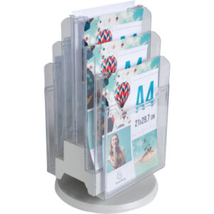 EXACOMPTA Tisch-Drehständer           A4 60558D    transparent