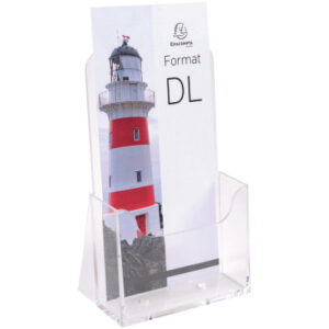 EXACOMPTA Prospekthalter          1/3 A4 73058D    transparent       65x115x107mm
