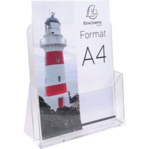 EXACOMPTA Prospekthalter              A4 74058D    transparent       85x235x247mm